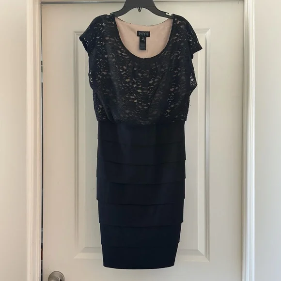Enfocus Studio | Dresses | Enfocus Studio Black Midi Dress | Poshmark